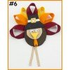 Thanksgiving Gobble Gobble Turkey Thanksgiving Turkey Hair Bow Thanksgiving Gobble Gobble Turkey Thanksgiving Turkey Hair Bow