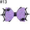 5'' Glitter spiderweb bows halloween spider girl hair clip kids festival holiday accessories
