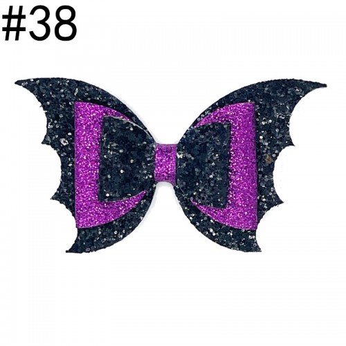 Glitter Bat Hair Bow Vampire hair clips