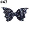 Glitter Bat Hair Bow Vampire hair clips