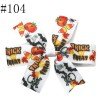 3'' halloween pinwheel hair bows thanksgiving hair clip for toddle girl small hair accessorires