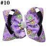 6'' halloween hair bows  ， halloween  jack sally hocus pocus  hair bows