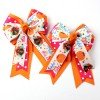 3-Layer Halloween Equestrian Show Bow with Streamers 3-Layer Halloween Equestrian Show Bow with Streamers