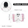Glitter Halloween Girls Ghost Hair Bow Glitter Halloween Girls Ghost Hair Bow