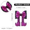 Halloween Glitter Hair Clip Witch Boots Clips Halloween Glitter Hair Clip Witch Boots Clips