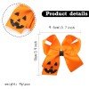 Halloween Pumpkin Hair Bow Clip  ,  Halloween  Ghost pink Purple Boutique Hair Accessories