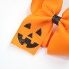 Halloween Pumpkin Hair Bow Clip  ,  Halloween  Ghost pink Purple Boutique Hair Accessories
