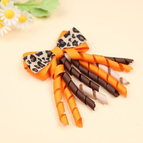 Halloween Cheer Bow with korker Ribbon Streamers
