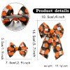 3pcs/set Fall Thanksgiving Hair Bow Clip