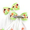 Fall Halloween Ribbon Hair Bows with Beads