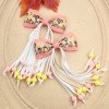 Fall Halloween Ribbon Hair Bows with Beads Fall Halloween Ribbon Hair Bows with Beads