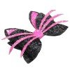 Halloween Black Cat Ears Hair Clips Halloween cat Glitter Hair Clips Creepy cat Hair Bows for Girls
