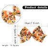 Thanksgiving Hair Bow Fall Pumpkin Turkey Bows Autumn hair bows