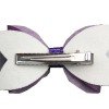 Halloween glitter leather hair bow clips