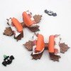 Halloween glitter leather hair bow clips Halloween glitter leather hair bow clips