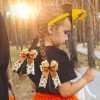 Halloween Pumpkin Ghost Boo Monogrammed Equestrian Horse Show Bows for Fall Kids Hair Bow Accessories