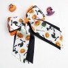 Halloween Large Ribbon Bow with Tail for Toddler Girls, Spooky Polka Dot Pumpkin Ghost Trick or Treat Hair Clips, Kids Halloween Costume Dress Up Accessories Halloween Large Ribbon Bow with Tail for Toddler Girls, Spooky Polka Dot Pumpkin Ghost Trick or Treat Hair Clips, Kids Halloween Costume Dress Up Accessories
