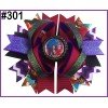 halloween Pumpkin Spider Pattern hair bows 301-350 halloween Pumpkin Spider Pattern hair bows 301-350