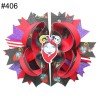 halloween Pumpkin Spider Pattern hair bows 401-450