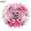 halloween Pumpkin Spider Pattern hair bows 401-450