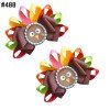 halloween Pumpkin Spider Pattern hair bows 451-500 halloween Pumpkin Spider Pattern hair bows 451-500