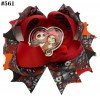 halloween Pumpkin Spider Pattern hair bows 501-550 halloween Pumpkin Spider Pattern hair bows 501-550