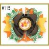 halloween Pumpkin Spider Pattern hair bows 101-150 halloween Pumpkin Spider Pattern hair bows 101-150