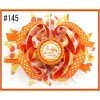 halloween Pumpkin Spider Pattern hair bows 101-150 halloween Pumpkin Spider Pattern hair bows 101-150