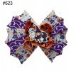 halloween Pumpkin Spider Pattern hair bows 601-650 halloween Pumpkin Spider Pattern hair bows 601-650