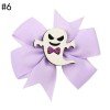 Halloween Pinwheel Hair Bows girl  Grosgrain Ribbon Hair  clip Kids Hair Accessories