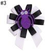 Halloween  Girls Ribbon Hair Bow Clips
