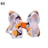Halloween bow hairpin girl kids  bow hairpin Halloween grosgrain ribbon bow hair accessories