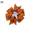 halloween pinwheel hair bows small halloween hair clips holiday hair accessories thanksgiving hair clips