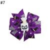 halloween pinwheel hair bows small halloween hair clips holiday hair accessories thanksgiving hair clips