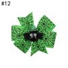 halloween pinwheel hair bows small halloween hair clips holiday hair accessories thanksgiving hair clips