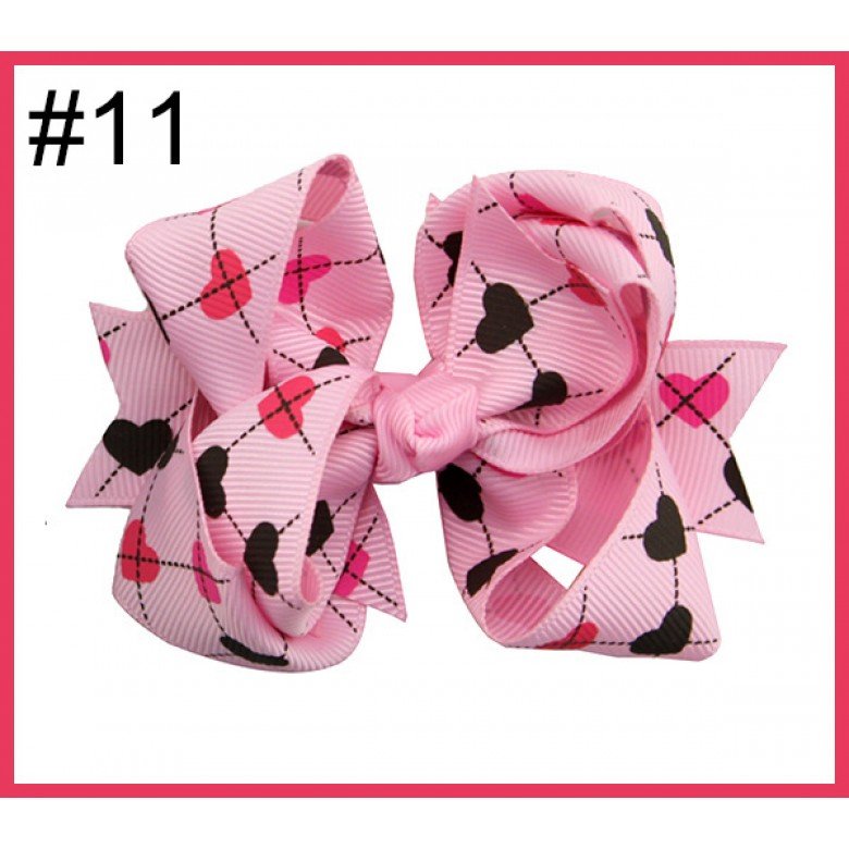 3.5'' Cute Valentine's Hair Accessories 3.5'' Cute Valentine's Hair Accessories