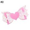3-3.5‘’cupid wings and arrow bows for valentine hair bows glitter angel hair clips