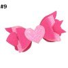 3-3.5‘’cupid wings and arrow bows for valentine hair bows glitter angel hair clips