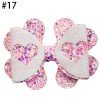 Glitter Heart glitter Love Bow pinch hair clip valentine day bows heart hair accessories