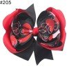 5inch valentine hair Bow clip  Triple Layer hairbow Baby love heart ribbon for girl clip