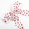 Valentine's Day Glitter Heart Hair Bows Clips Red Heart Tassel Hair Clip Kids Hair Bow Accessories