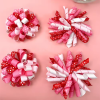 Valentine Day Korker and Loopy Hair Clip