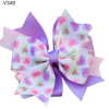 Valentine Hair Bow Boutique Stacked Hair Bow Valentine Hair Bow Boutique Stacked Hair Bow