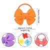 1.7'' kids  bow hair ring Candy-colored hair elastic girl kids Tie hair bows grosgrain ribbon bows
