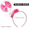 Back to School Solid Color Headband for Girls， School Toddler Grosgrain Ribbon HeadBand