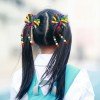 Kids Girl Korker Tassel Beaded Hair Pins