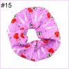 big inspired hair scrunchies girl elastic hairbands  Women Printed Scrunchie butterfly unicorn 4th of july