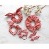 set Gingham School Hair Accessories,   Back To School Hair Bows Set hair scrunchies