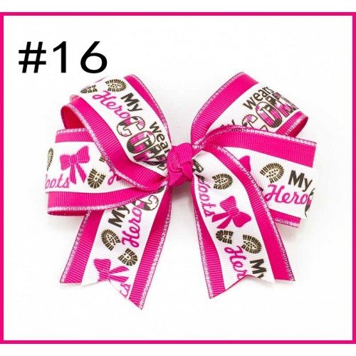 4.5'' character Cheer Hair Accessories Bow