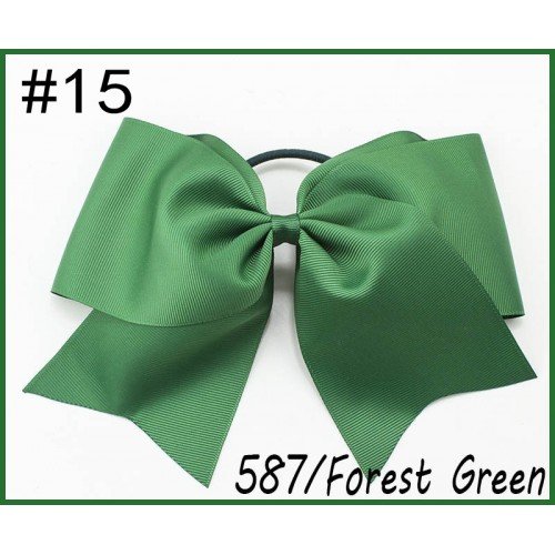 8'' large cheer hair bows cheerleading accessories Girl Hair Accessories  Cheer Leader Bow Elastic